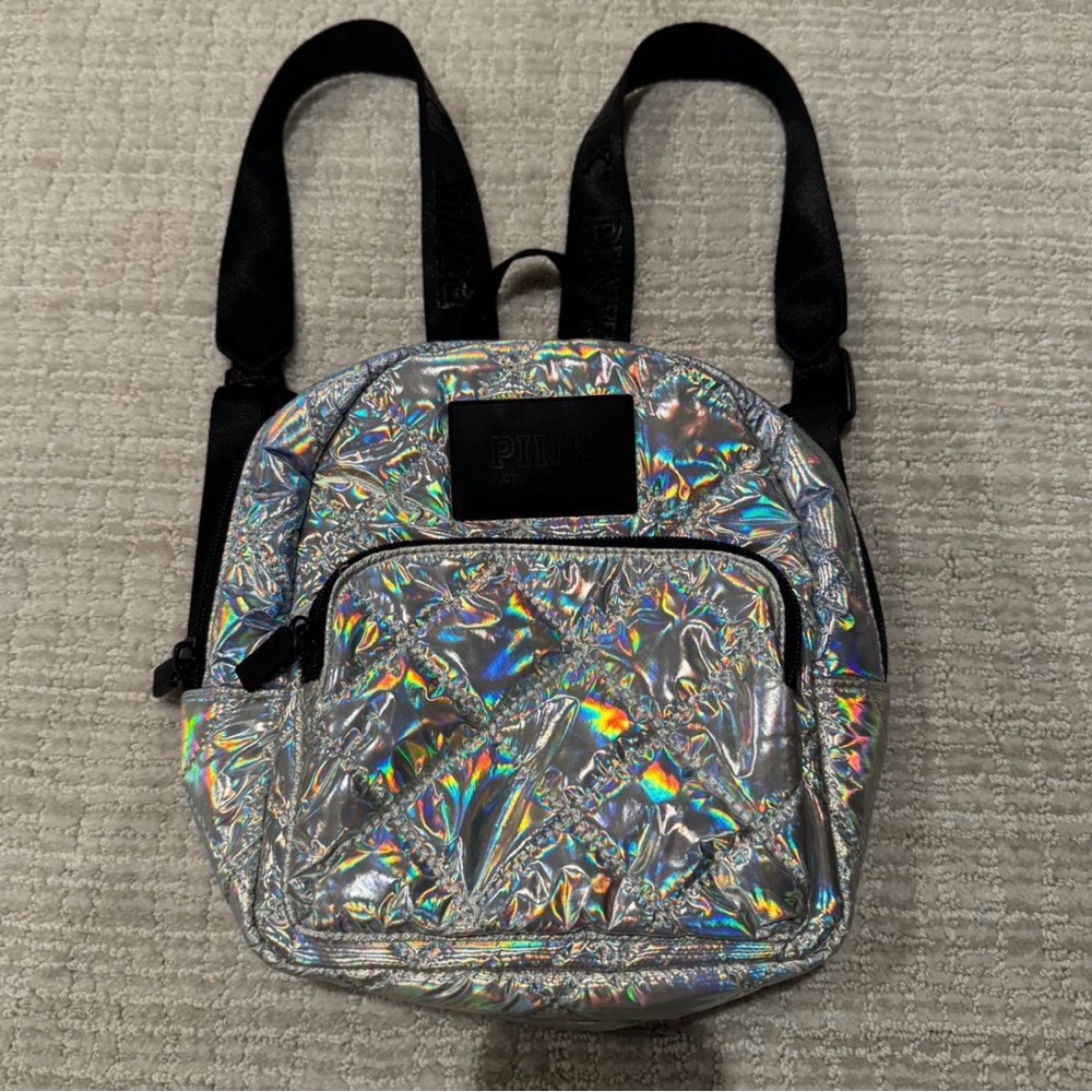 Victoria’s Secret pink iridescent mini Backpack
